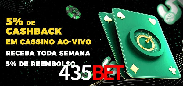 Promoções do cassino ao Vivo 435bet